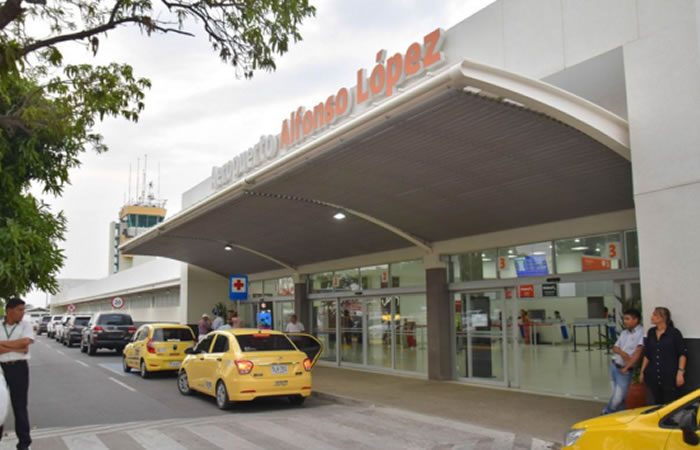 El Aeropuerto Alfonso López de Valledupar. Foto: Twitter