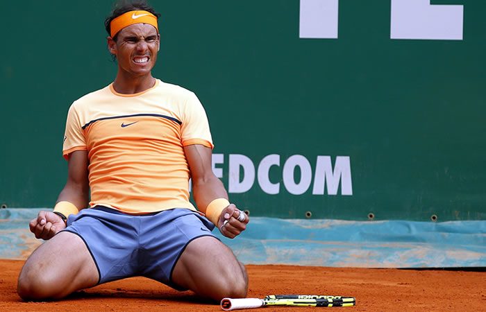 Rafael Nadal logra ganar por novena vez el torneo de Montecarlo. Foto: EFE
