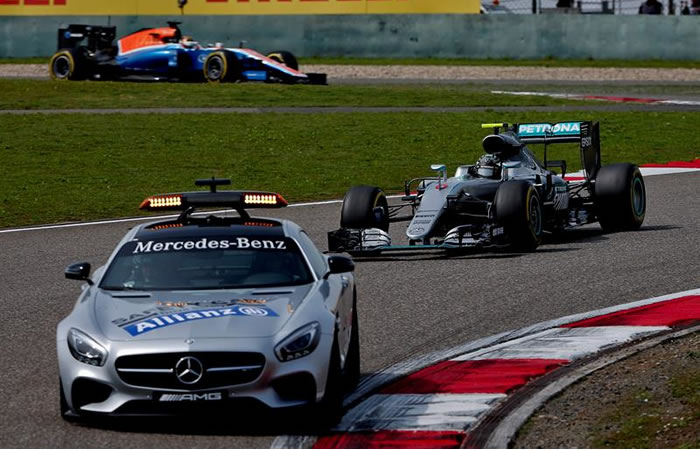 Nico Rosberg ganó su tercera carrera consecutiva. Foto: EFE