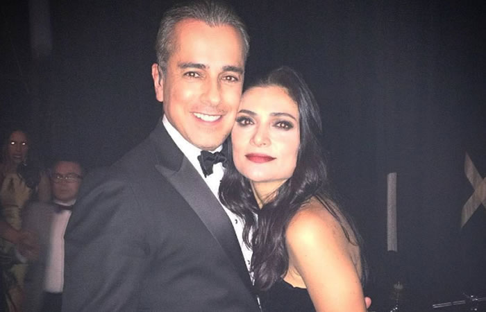 Jorge Enrique Abello y Ana Maria Orozco en los Premios TVyNovelas. Foto: Instagram