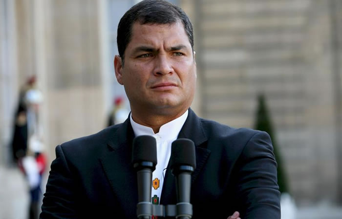 Presidente de Ecuador, Rafael Correa. Foto: EFE