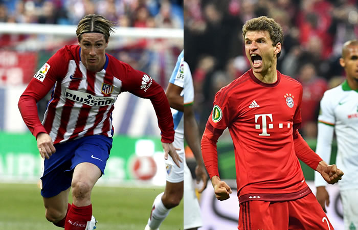 Atlético de Madrid y Bayern Múnich en la semifinal de la Liga de Campeones. Foto: EFE