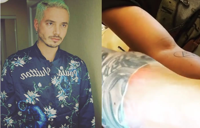 J Balvin asegura que inició un tratamiento para borrarse los tatatuajes. Foto: Instagram