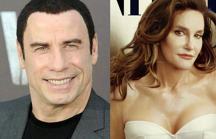 John Travolta y Caitlyn Jenner tendrían un romance. / Vanity Fair. Foto: EFE
