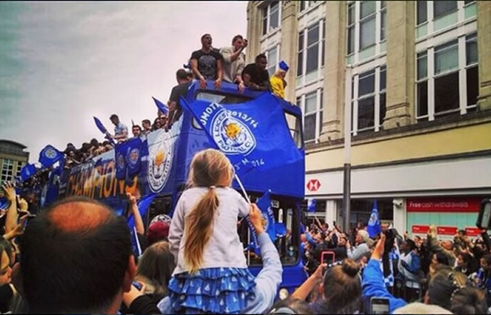 Leicester City se coronó campeón de la Liga Inglesa. Foto: Instagram