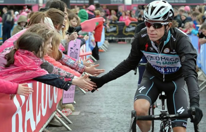 Rigoberto Urán solo piensa en ganar en el Giro de Italia. / Archivo. Foto: EFE