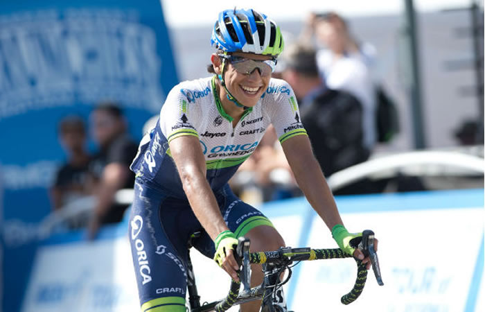 Esteban Chaves es décimo en el Giro de Italia. Foto: EFE