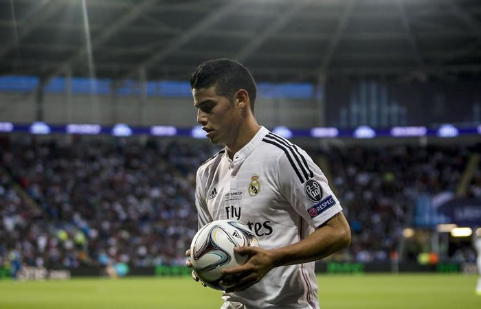 James Rodríguez saldría del Real Madrid a final de temporada. Foto: EFE