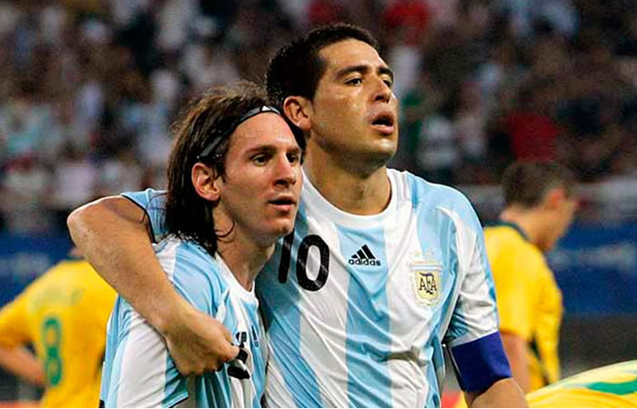 Riquelme aseguró que Argentina ganará la Copa América con Messi. Foto: Instagram