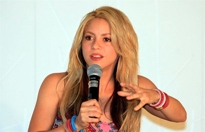 Shakira habla del proceso de paz. Foto: EFE