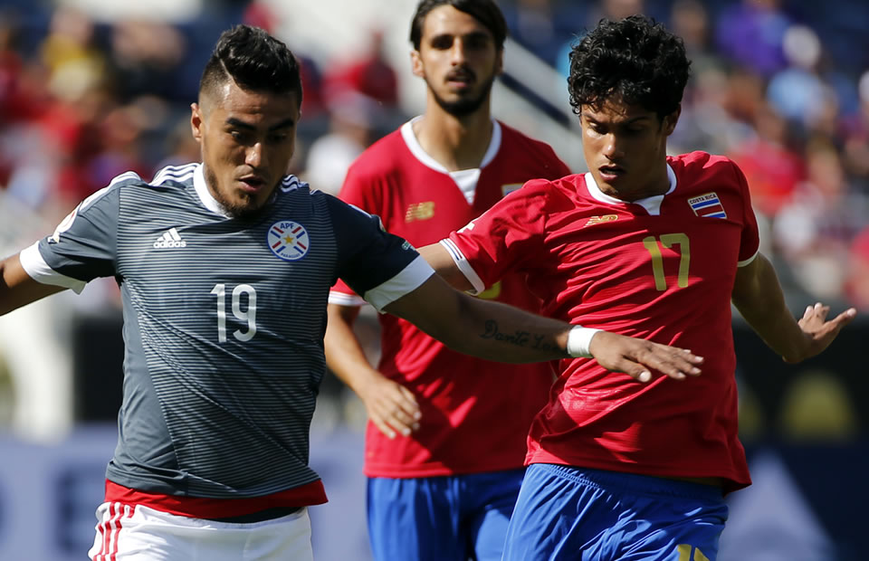 Costa Rica vs. Paraguay. Foto: EFE
