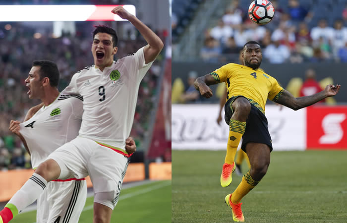 México y Jamaica se enfrentarán desde la 9 pm. Foto: EFE