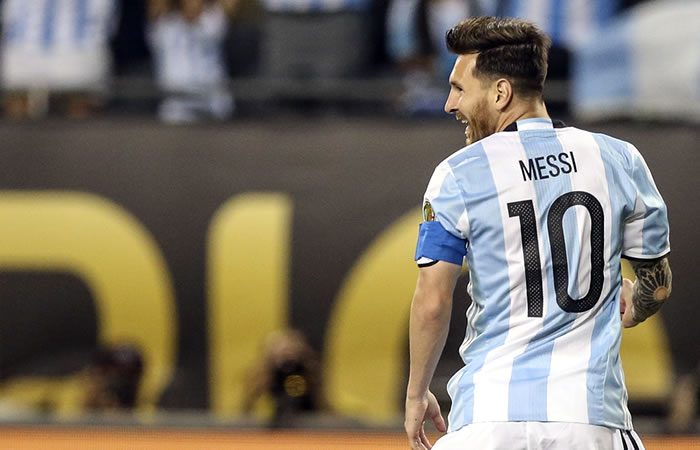 Lionel Messi debutó en la Copa América Centenario. Foto: EFE