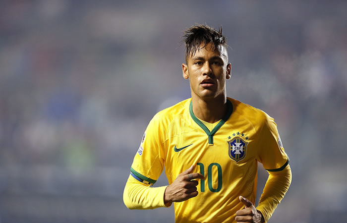 Neymar jugador de la Selección de Brasil. Foto: EFE
