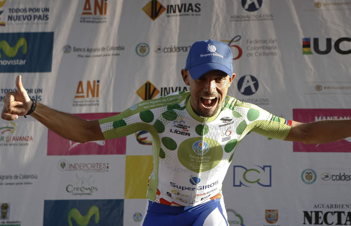 Mauricio Ortega, campeón Vuelta a Colombia 2016. Foto: EFE