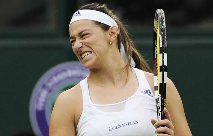 Mariana Duque, tenista colombiana. Foto: EFE