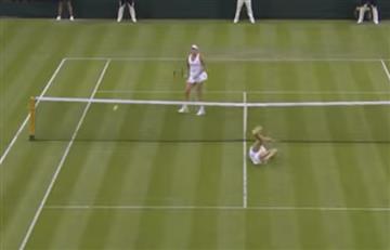 Wimbledon: La caída más graciosa del torneo