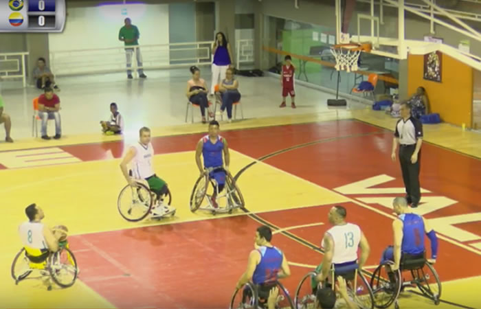 El suramericano de baloncesto en silla de ruedas se juega en Cali. Foto: Youtube