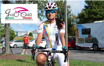 Laura Camila Lozano, la única colombiana en correr el Giro de Italia