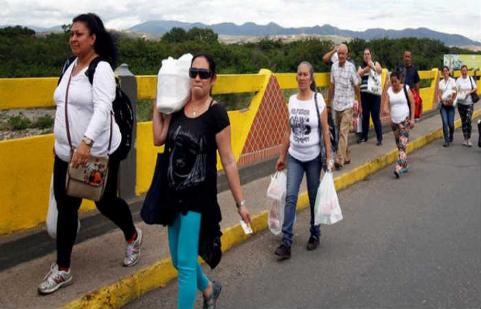 El pasado 11 de julio se realizó la primer corredor humanitario autorizado por el presidente Maduro. Foto: EFE