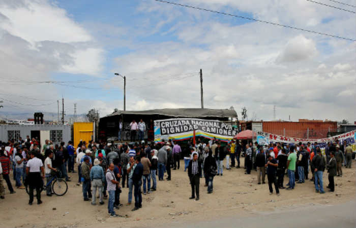 Boyacá es uno de los departamentos más afectados por el paro camionero. Foto: EFE