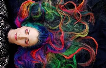 color Ser amado ajedrez Facebook: La Rapunzel del cabello arcoíris