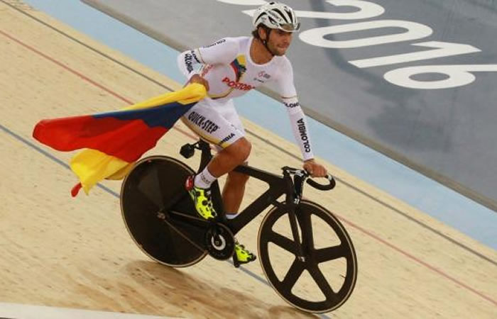 Fernando Gaviria, ciclista de pista en Río 2016. Foto: EFE