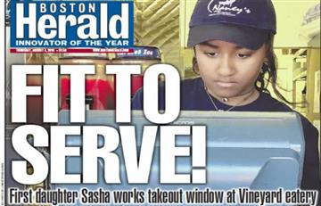 La hija de Obama trabaja como mesera en un restaurante de EE.UU