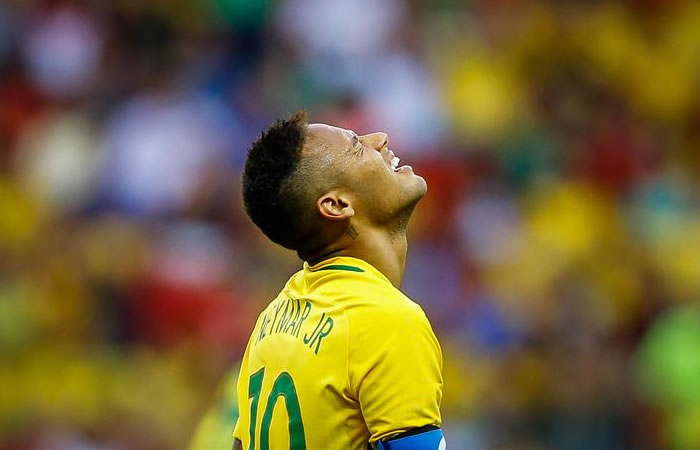 Neyrmar no pudo llevar a Brasil a la victoria. Foto: EFE