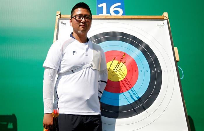Kim Woojin estableció récord mundial en tiro con arco. Foto: EFE