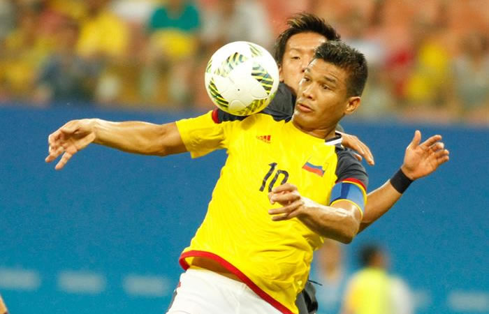 Teófilo Gutiérrez, capitán de la Selección Colombia. Foto: EFE