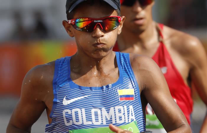 Jorge Ruíz, atleta colombiano. Foto: EFE