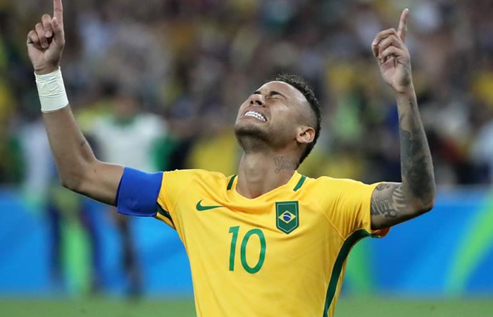 Neymar le dio a Brasil la medalla de oro. Foto: EFE
