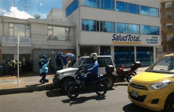 Tres explosiones en sedes de Cafesalud y Salud Total en Bogotá
