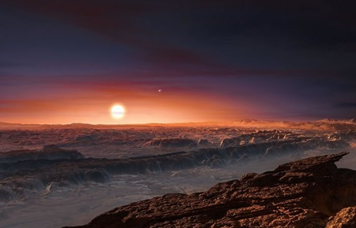 'Próxima b' el planeta similar a la Tierra. Foto: EFE