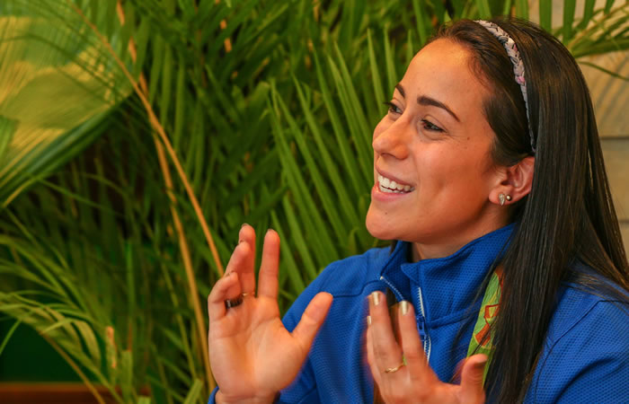 Mariana Pajón recuerda en sus redes sociales cuando le dio otra alegría a Colombia en Río 2016. Foto: EFE