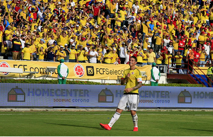 Colombia venció a Venezuela. Foto: EFE