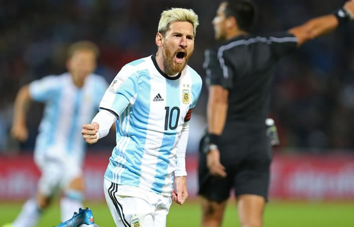 Messi marcó el gol de la victoria ante Uruguay. Foto: EFE
