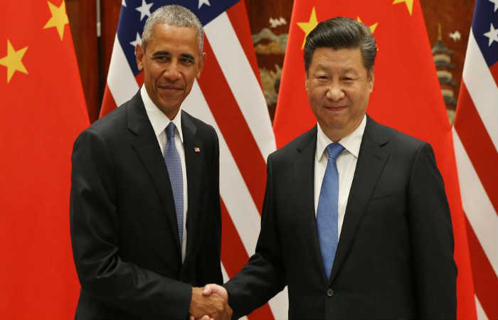 Barack Obama y su homólogo, Xi Jinping. Foto: EFE