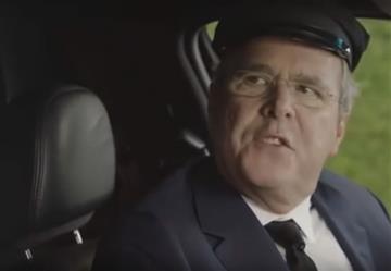 Jeb Bush de precandidato presidencial a conductor de Uber
