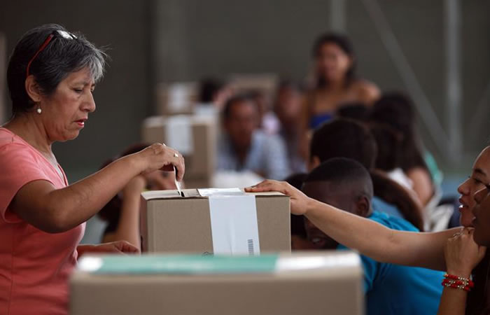 Así transcurre la jornada de votaciones en el Amazonas. Foto: EFE