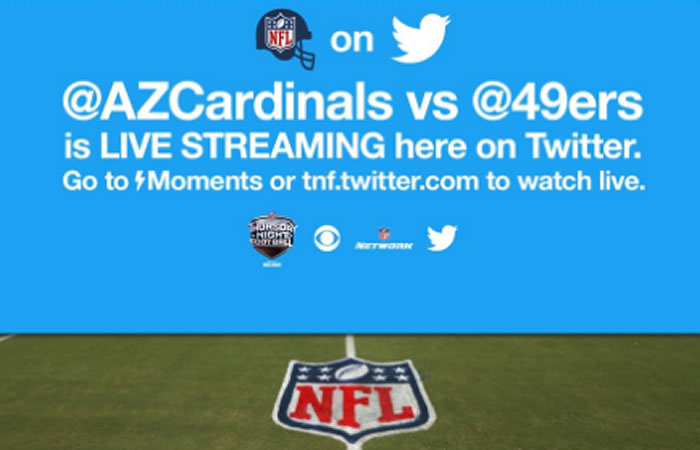 49ers live stream twitter