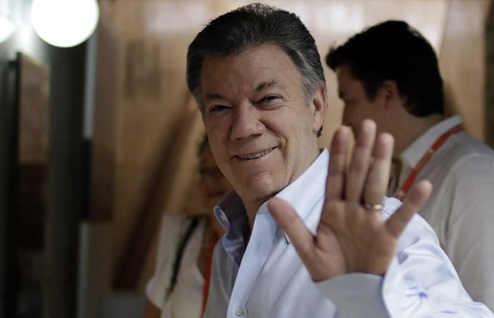 Santos donará a las víctimas el dinero del Nobel de la Paz. Foto: EFE