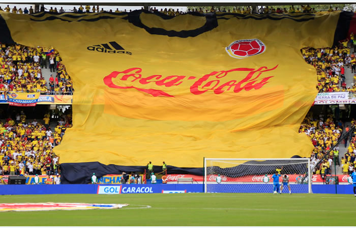 Hinchas selección Colombia. Foto: EFE