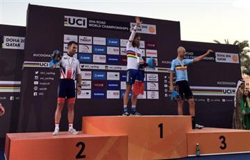 Peter Sagan, bicampeón del Mundial de Ciclismo en Doha