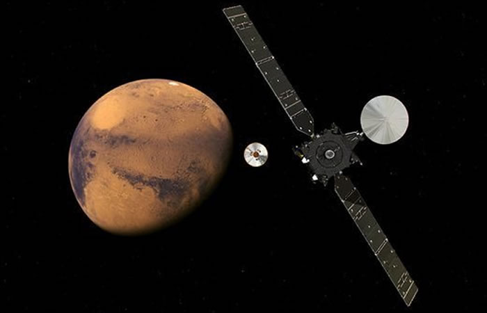 ExoMars entrará en la órbita de Marte. Foto: EFE