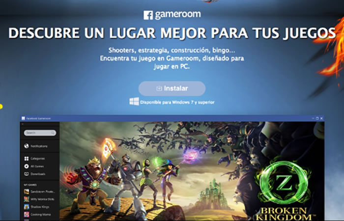 Facebook lanza Gameroom. Foto: Facebook