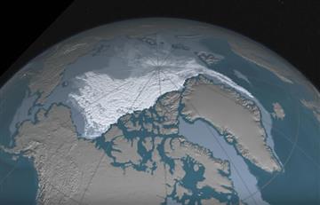 NASA publica impactante video del deshielo del Polo Norte