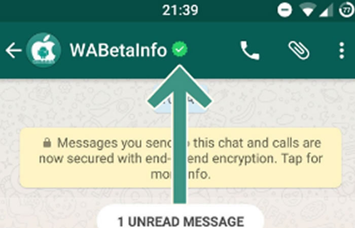 WhatsApp integra la verificación de perfiles. Foto: Twitter