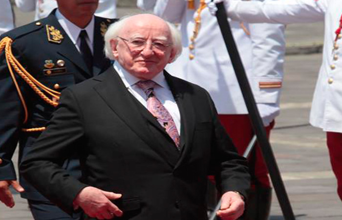 El presidente de Irlanda, Michael Daniel Higgins. Foto: EFE